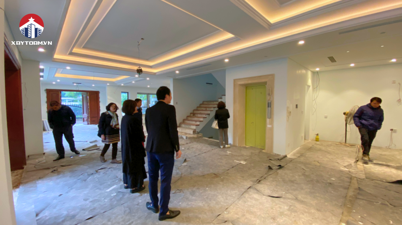 Đồng hành cùng Chủ nhà đi khảo sát công trình thực tế của Nhà thầu tại khu đô thị Gamuda