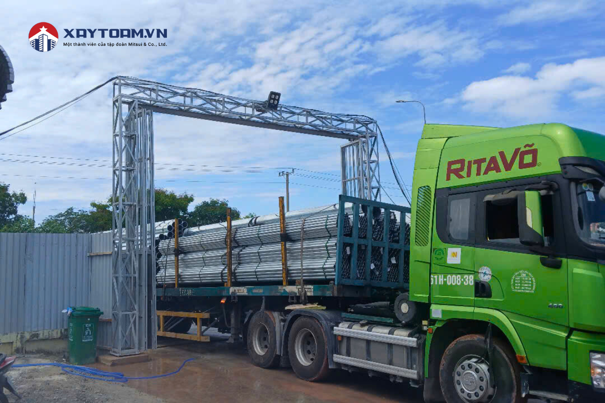 MVC & CO GIAO THÀNH CÔNG ỐNG THÉP TẠI KCN BÌNH DƯƠNG