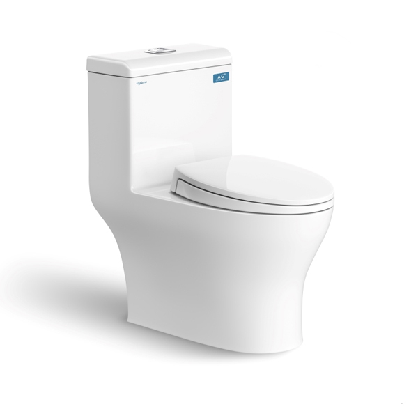 Bồn cầu 1 khối Viglacera thường được ưu tiên lắp đặt ở các phòng tắm/vệ sinh có diện tích lớn.