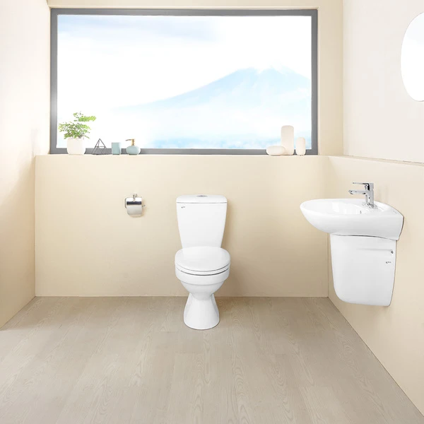 Bồn cầu 1 khối giá rẻ dưới 2 triệu INAX C-108VAN