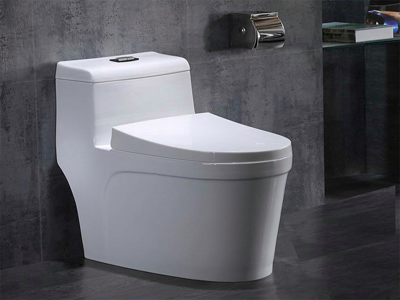 Bồn cầu 1 khối có thiết kế nguyên khối không tách rời