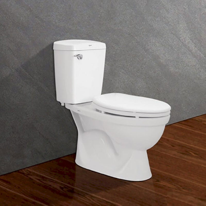 Bồn cầu giá rẻ dưới 2 triệu hai khối VI77 của Viglacera