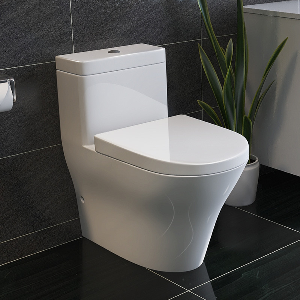 Nên lựa chọn các mẫu bồn cầu có nắp đóng êm để tránh tiếng ồn khi sử dụng 