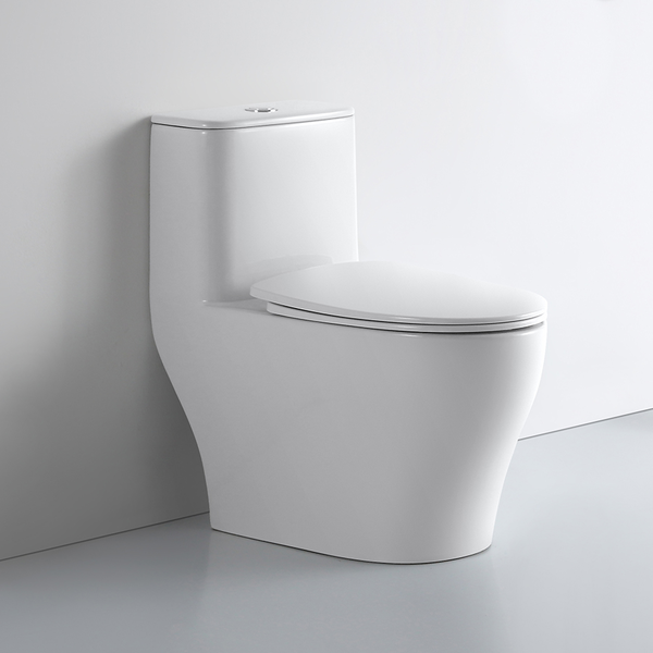 Bồn cầu 1 khối có thiết kế sang trọng, hiện đại và đẹp mắt, phù hợp với nhiều không gian