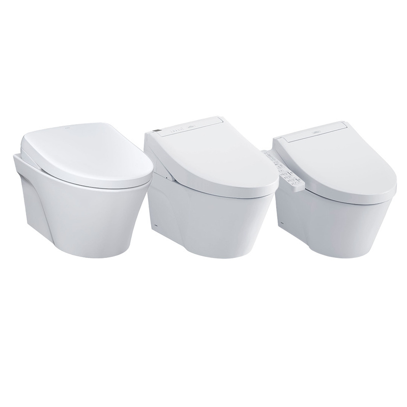 Các kiểu dáng bệ ngồi khác nhau của bồn cầu treo tường