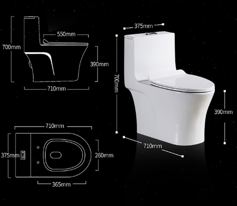 Cần đánh giá kích thước thực tế của bàn cầu và không gian để chọn được kích thước phù hợp 