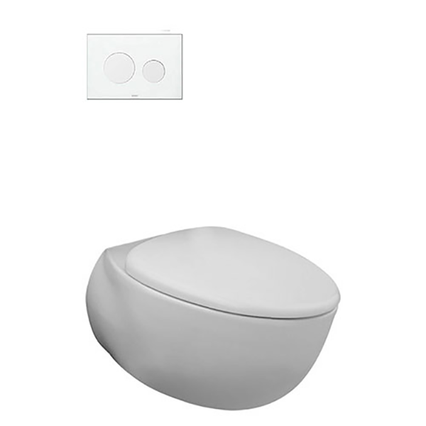 Bồn cầu hình trứng Toto CW812JWS 