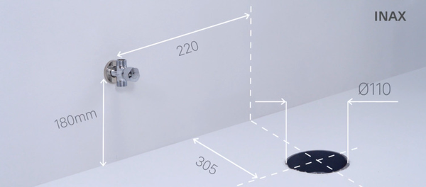 Xác định vị trí lắp đặt bồn cầu