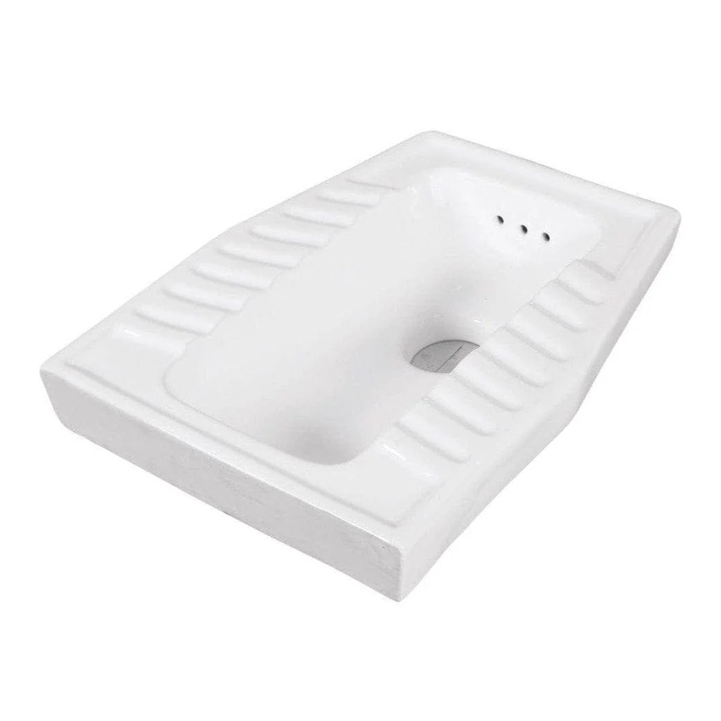 Bồn cầu xổm là loại bồn cầu quen thuộc tại các khu vực công cộng, làng quê,...