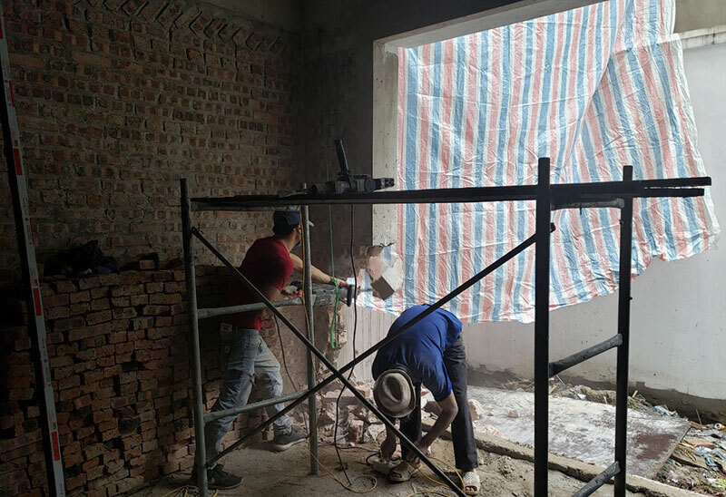 Hạng mục phá dỡ khi cải tạo nhà phố